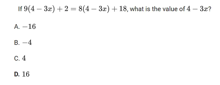 Single Variable Equations.