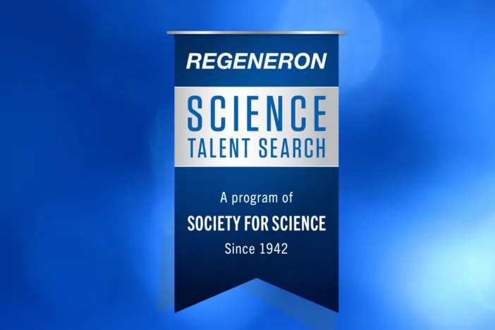 Regeneron Science Talent Search Banner.